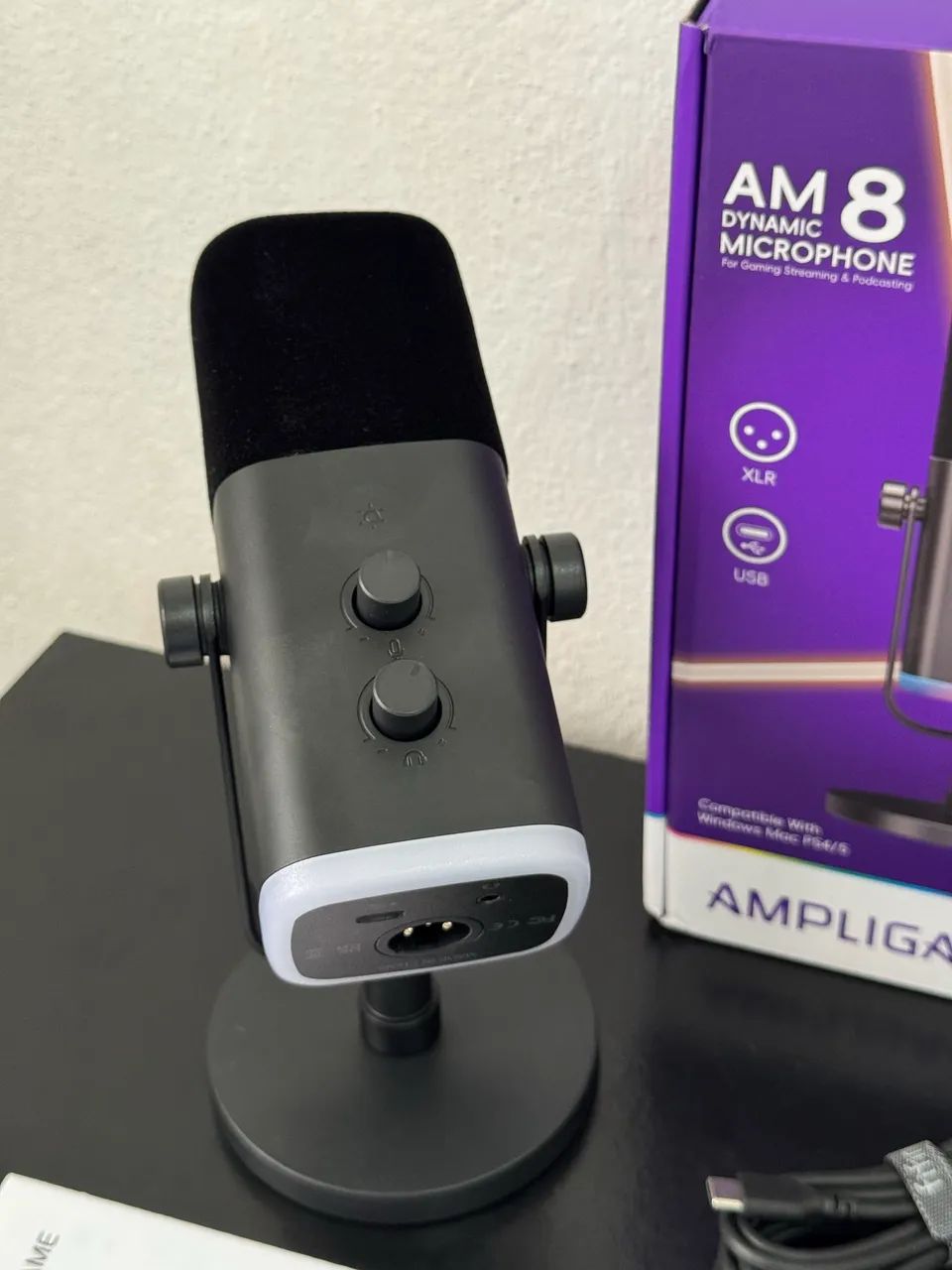 Microfone GAMER FIFINE AM8!! LACRADO!! PROMOÇÃO!! - Foto 4
