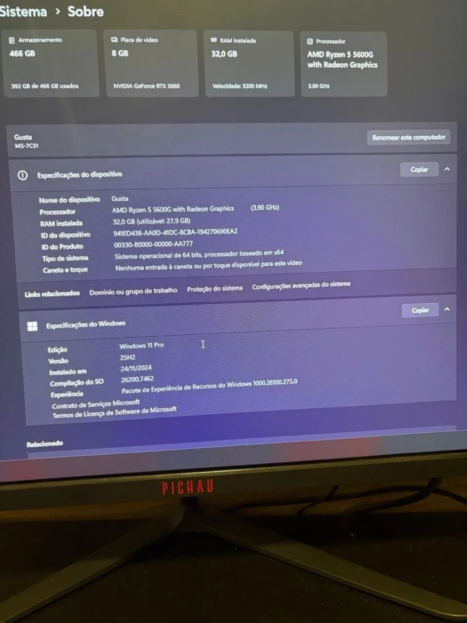 Processador Ryzen 5 5600G  - Foto 2