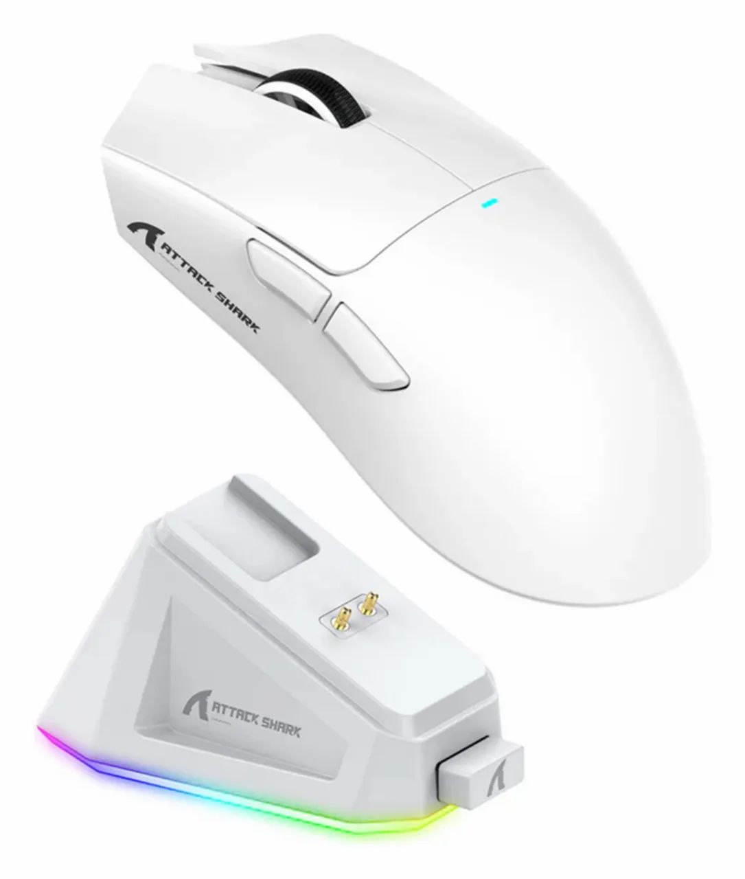 Mouse Attack Shark X11 sem fio (BRANCO). @importech_084 - Foto 2