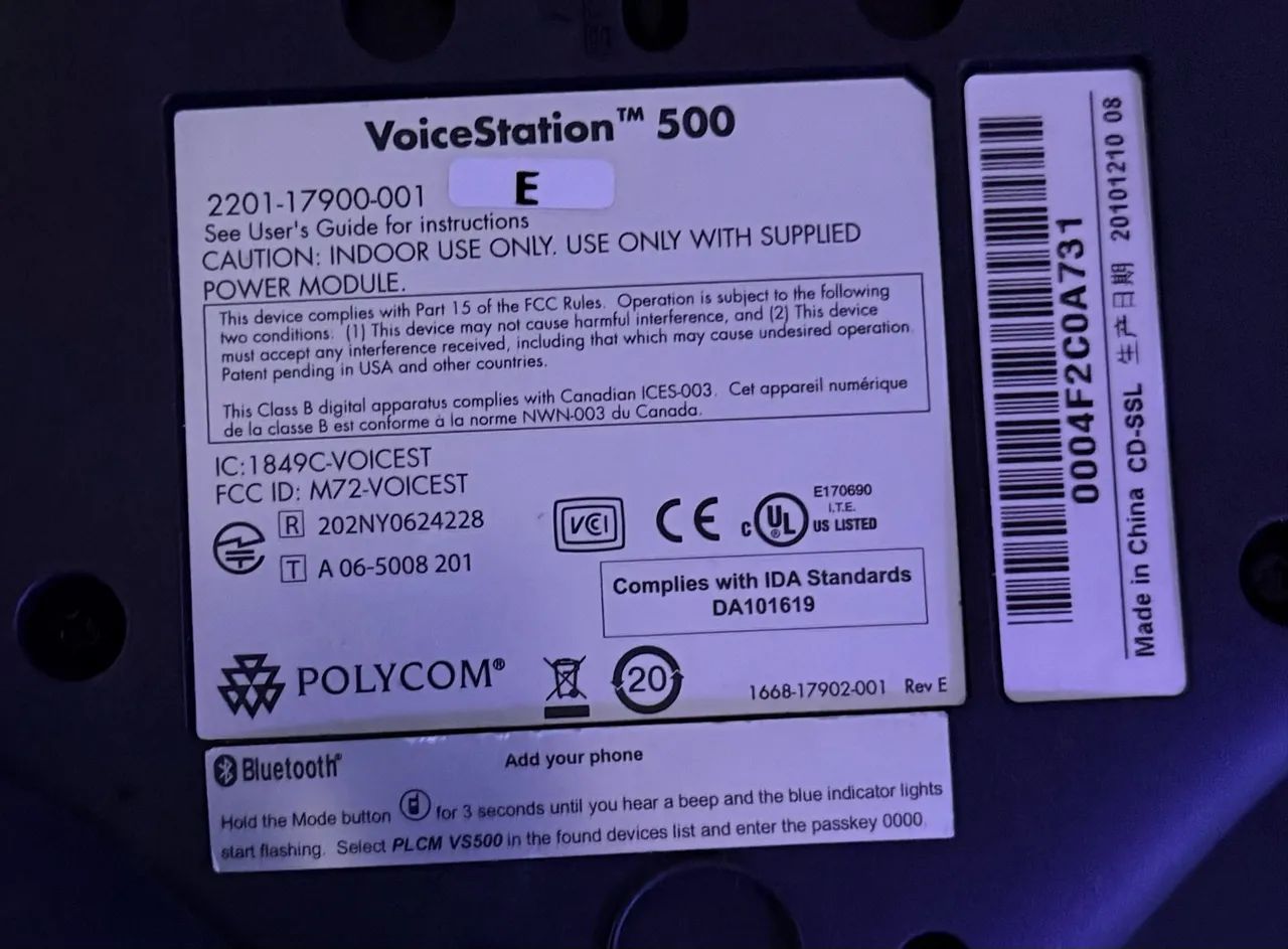 Telefone de Audioconferência Polycom VoiceStation 500 com Bluetooth - Foto 2