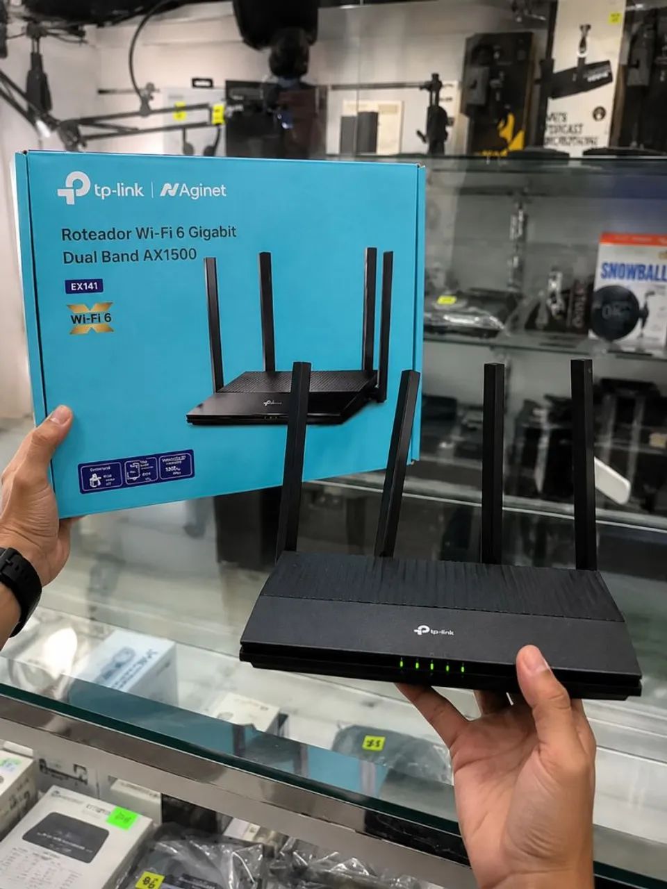 Roteador TP-Link Wi-Fi 6 AX1500 Gigabit Dual Band Original Novo Lacrado - Foto 2