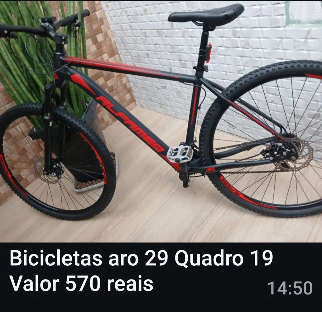 Bicicleta aro29,  quadro19,
