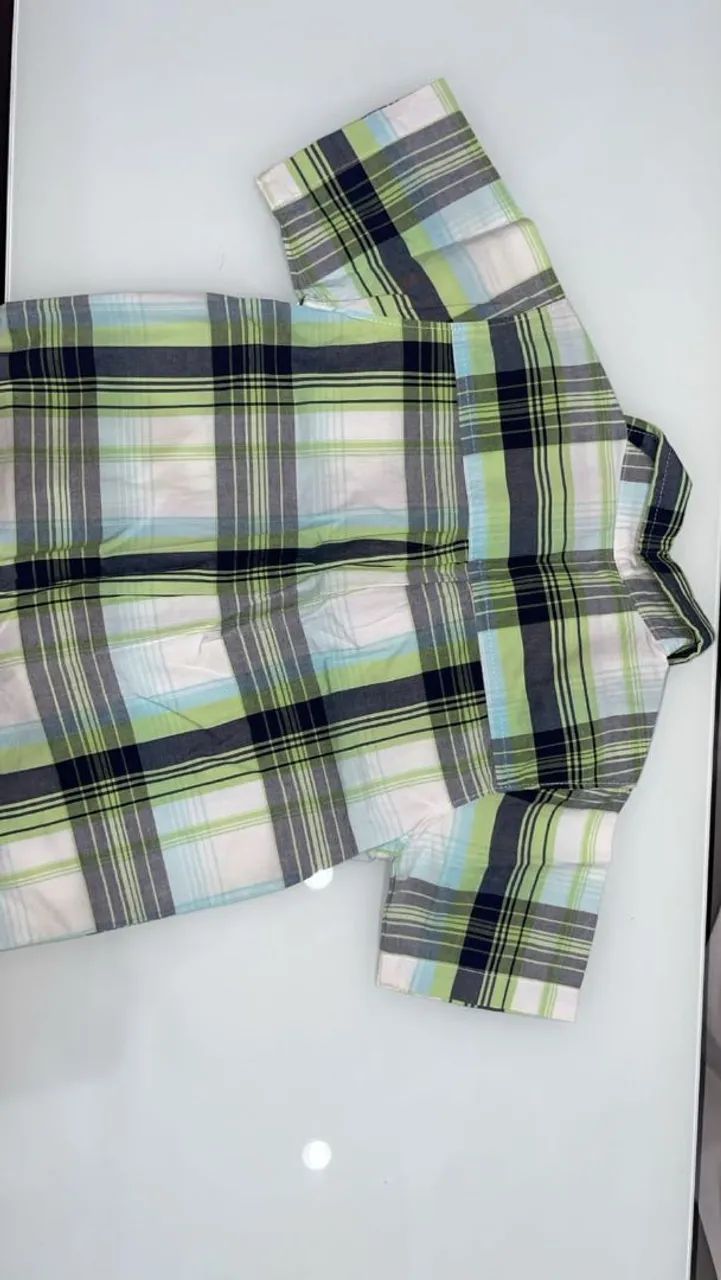 Camisa Xadrez Importada - 2 anos. Nova! - Foto 4