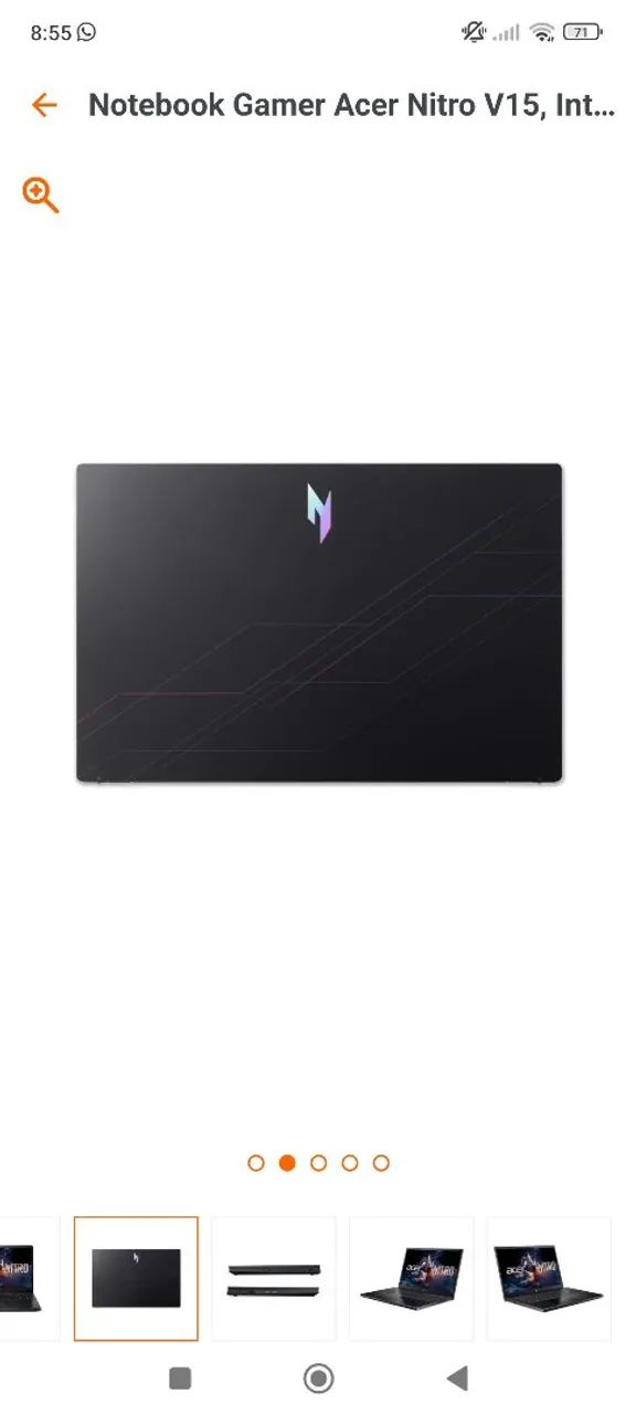 Notebook Acer 7037 16GB RTX 4050 - Foto 3