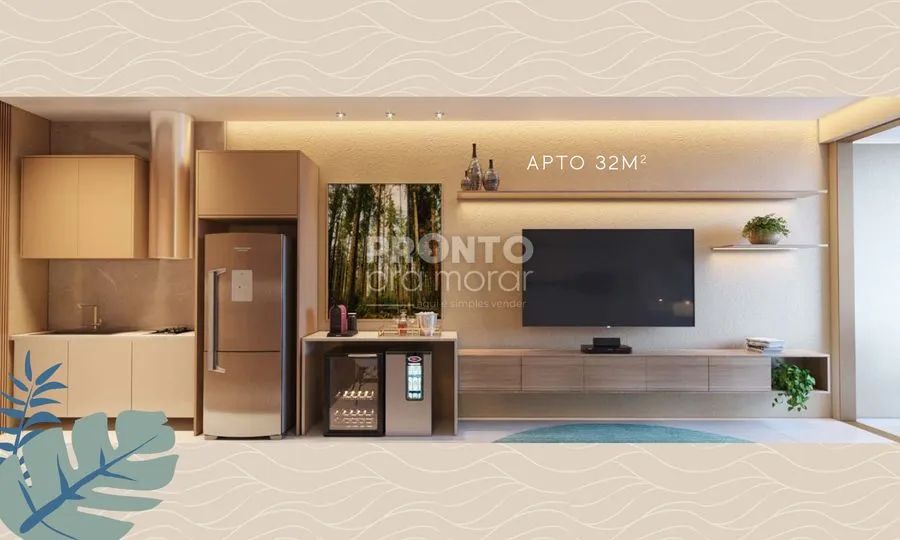 Flat com 1 quarto em Muro Alto - Foto 2