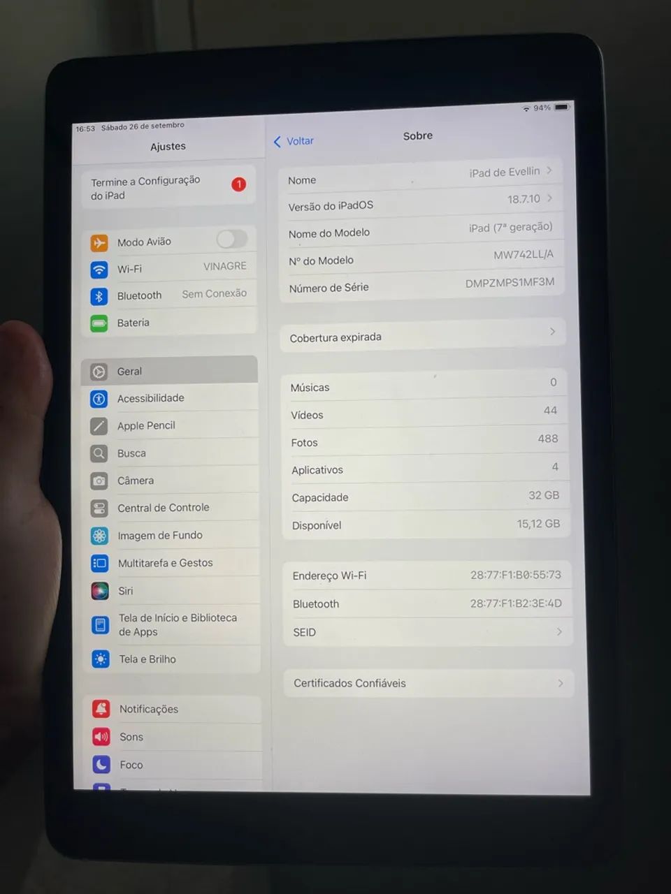 iPad 7 geração  - Foto 3