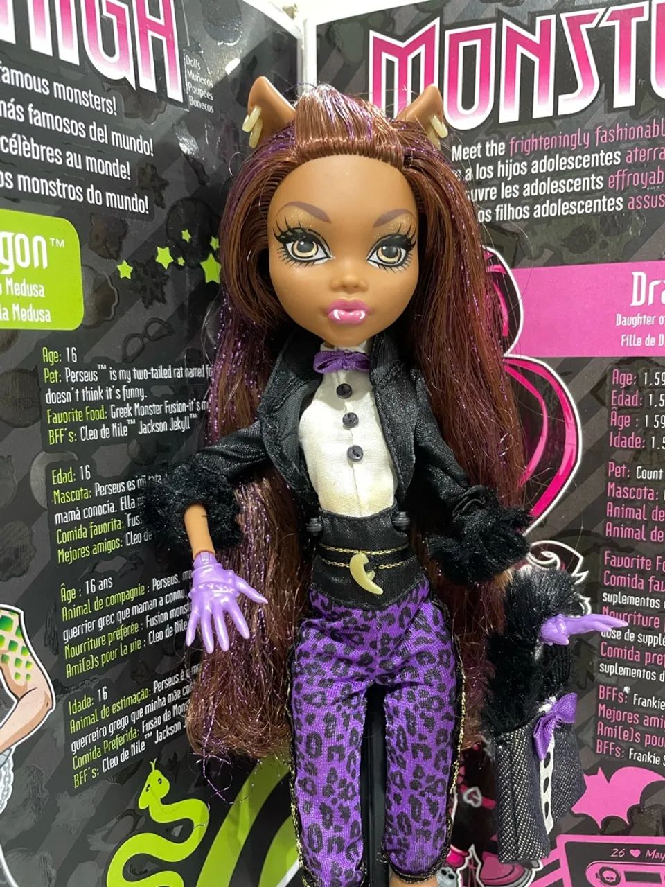 Monster high clawdeen 1600 completa  - Foto 3