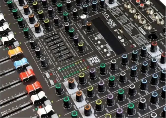 Mesa de Som Staner MX1606FXR 16 Canais Analógica Efeitos Bluetooth - Foto 5