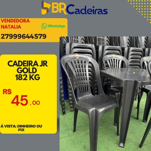 CADEIRAS BISTRÔ JR GOLD 182 KG  - Foto 2