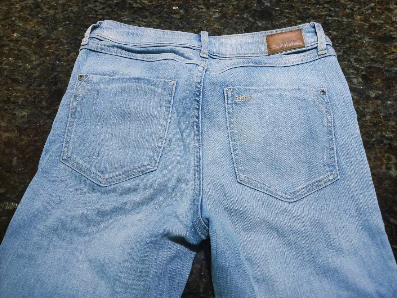 Calça Jeans Feminina Zara Tam 36  - Foto 3