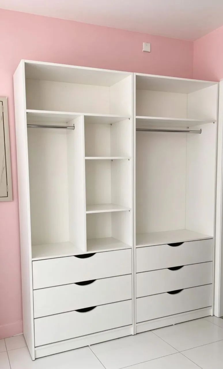 Closet de 2 torres em mdf 