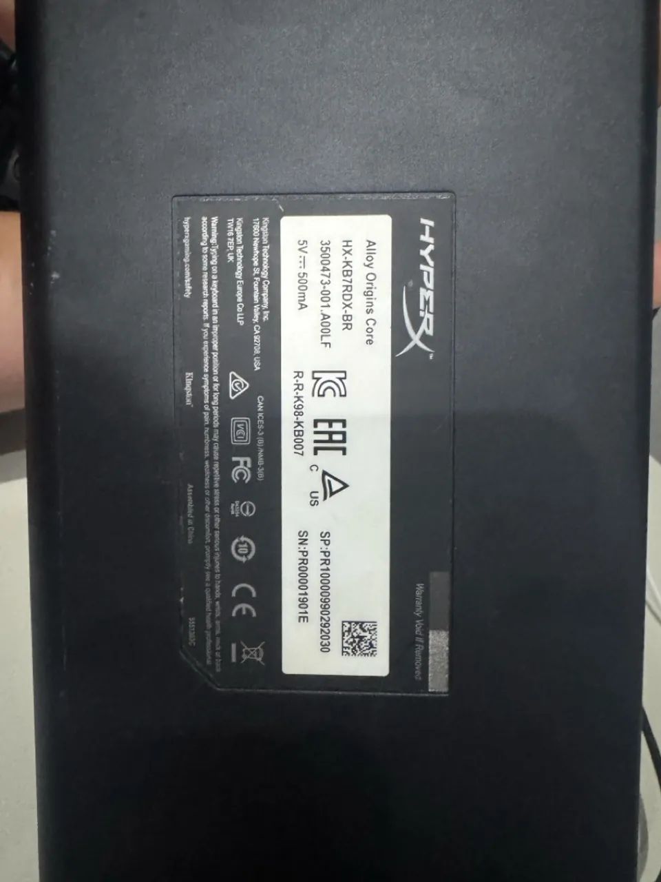 Teclado hyperx alloy origins core - Foto 2