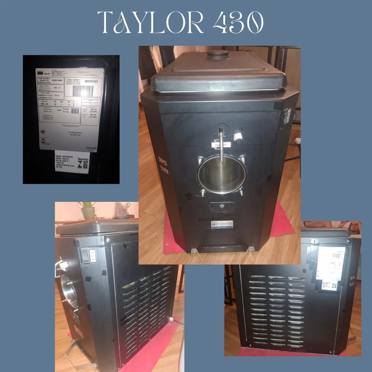Máquina Taylor 430 para Açaí e Milkshake - Ano 2020 - Foto 2