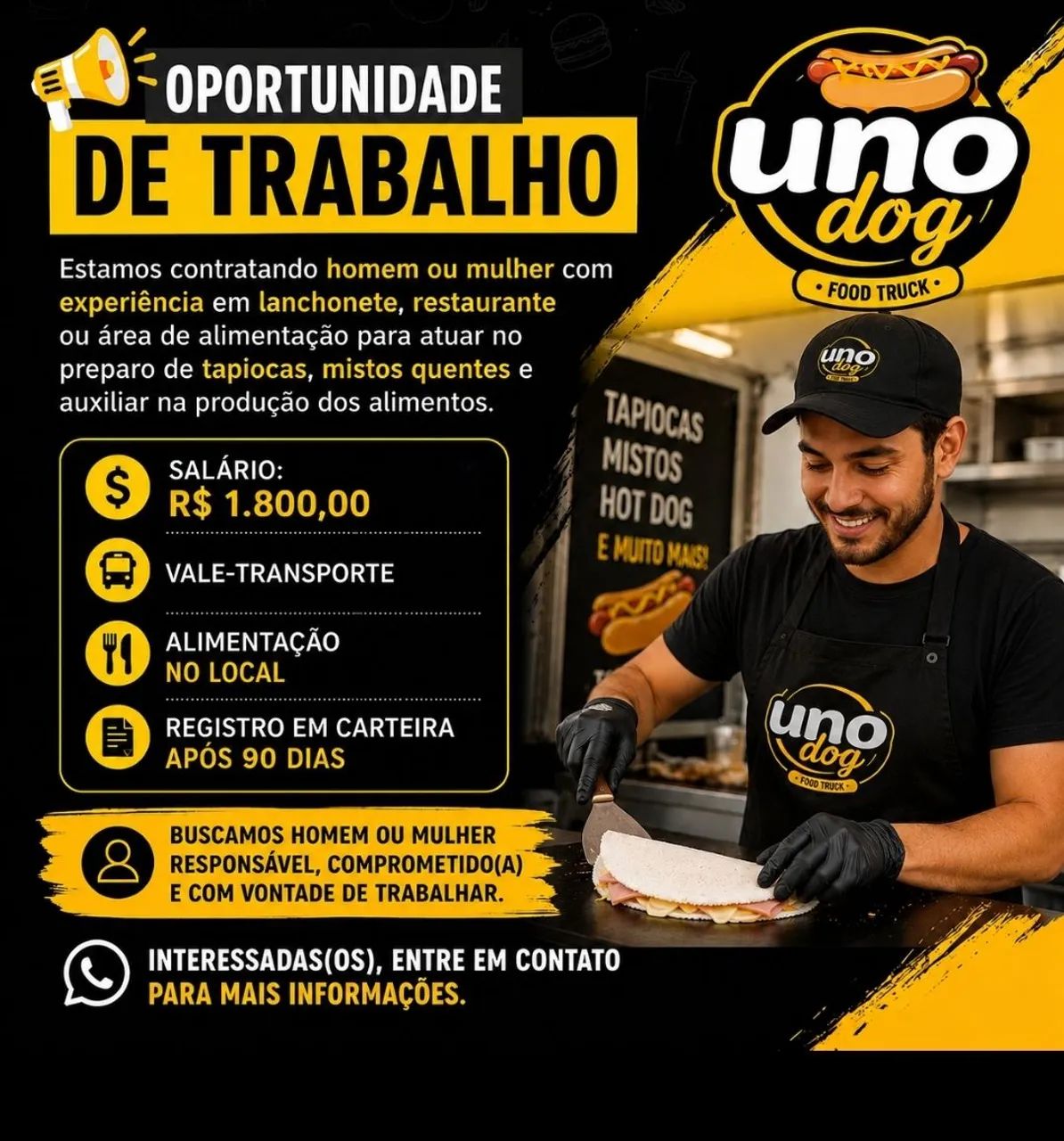 Oportunidade de trabalho