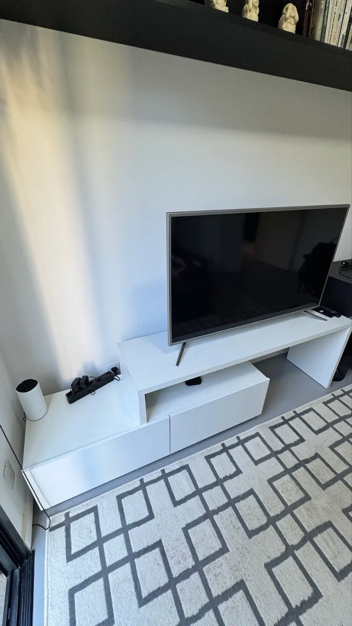 Rack Extensível Branco - Quarto, sala ou escritório - Foto 4