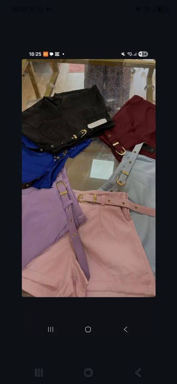 Short alfaiataria 