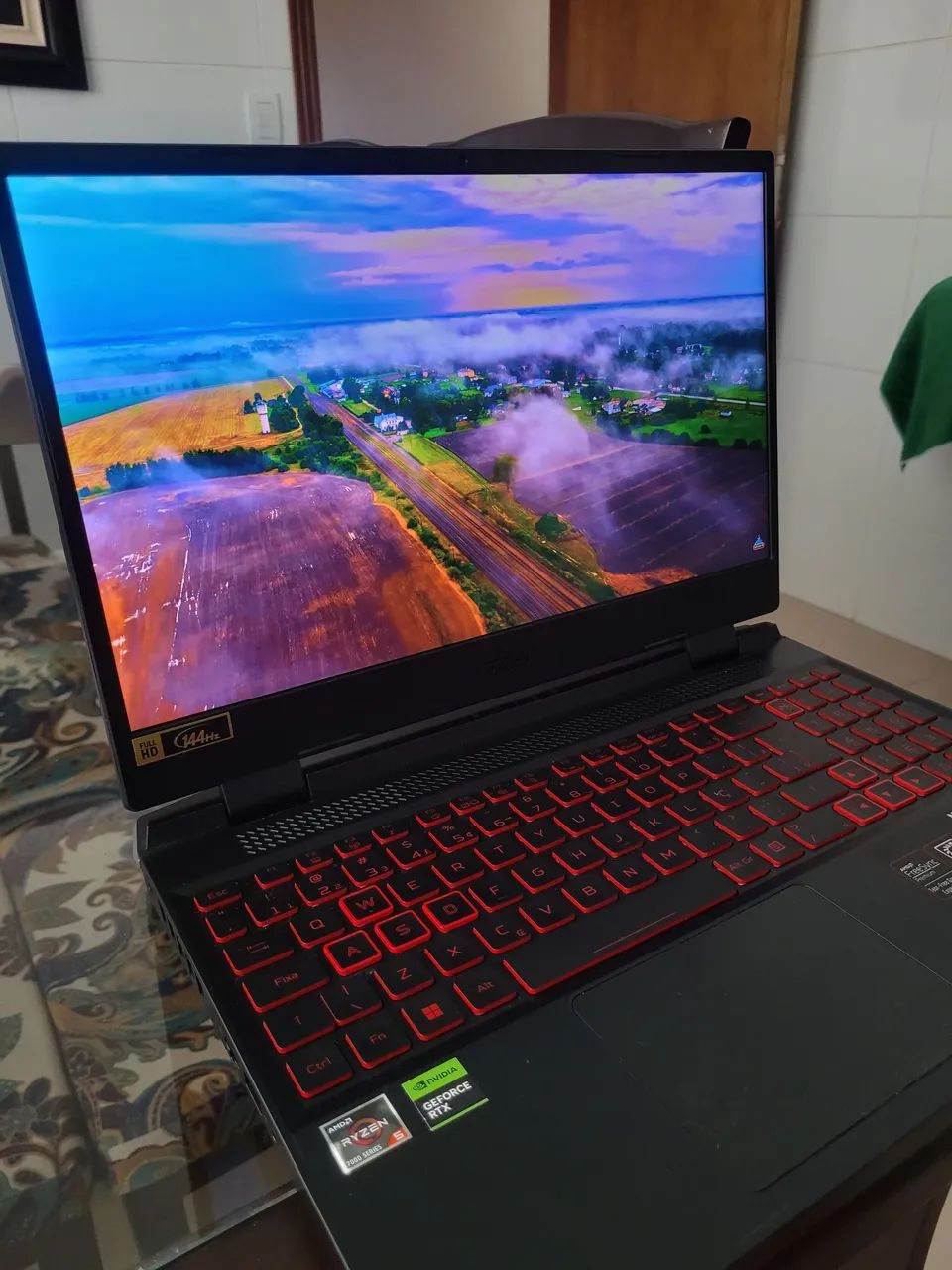 Notebook Acer Nitro5 AMD Ryzen 5 7535HS, RAM 8GB, GTX 3050, SSD 512GB, 15,6"Full HD, 144hz - Foto 4