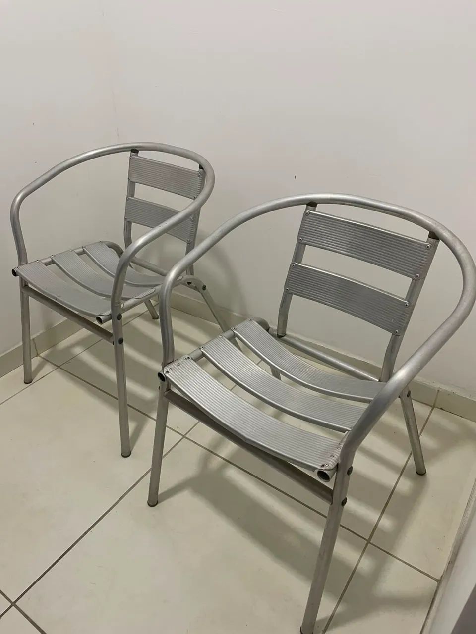 Cadeira de alumínio 