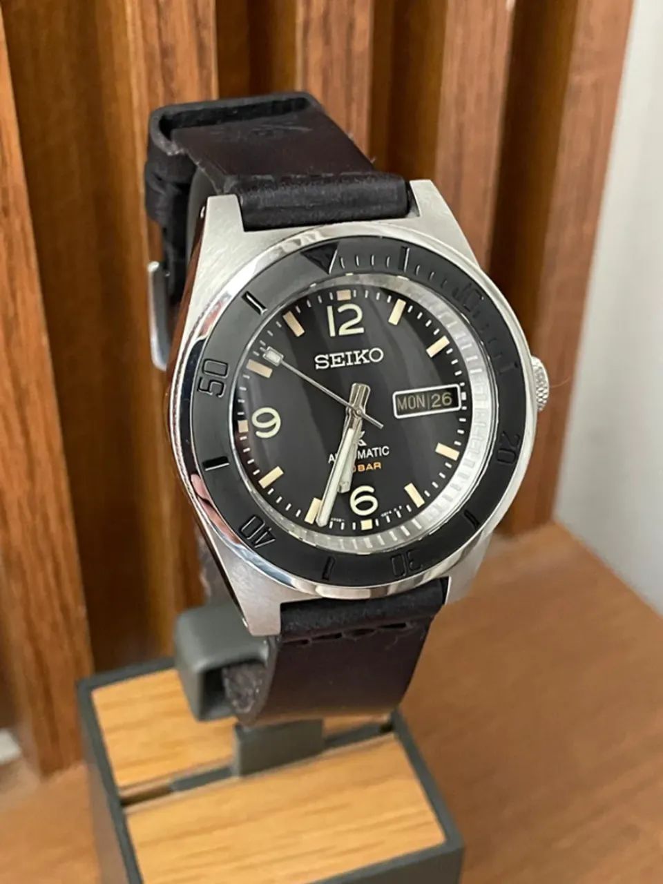 Relógio Seiko Automático Vidro Safira 41mm Zero Sem Uso - Foto 3