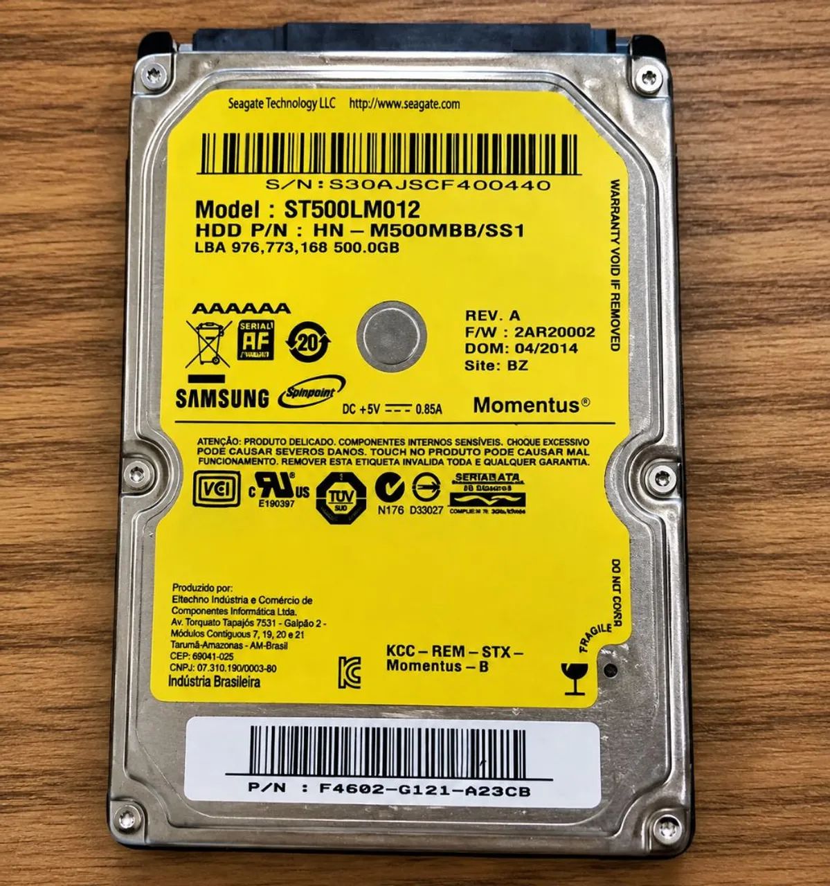 HD SATA 500 GB