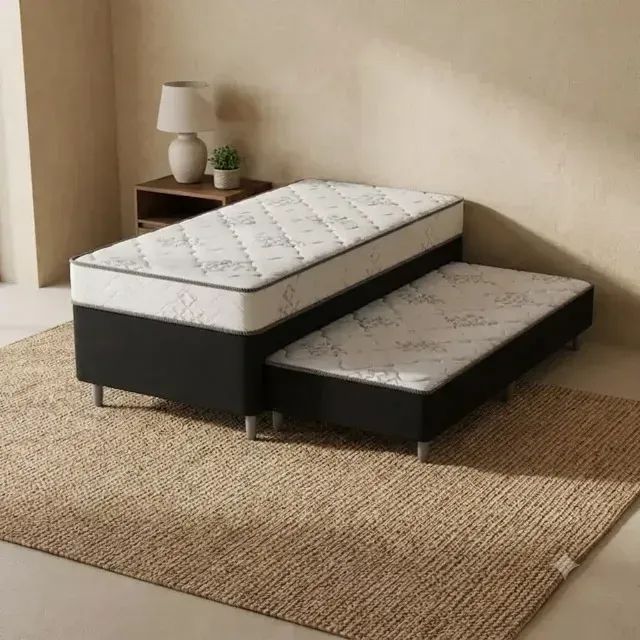 Cama com auxiliar gett moveis 