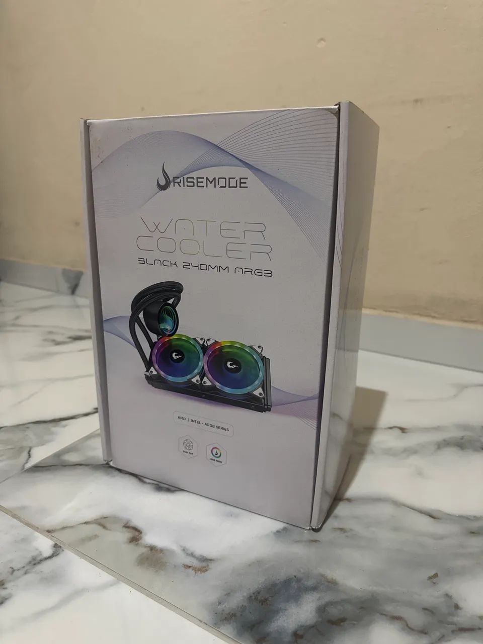 Water Cooler RiseMode Black 240mm ARGB