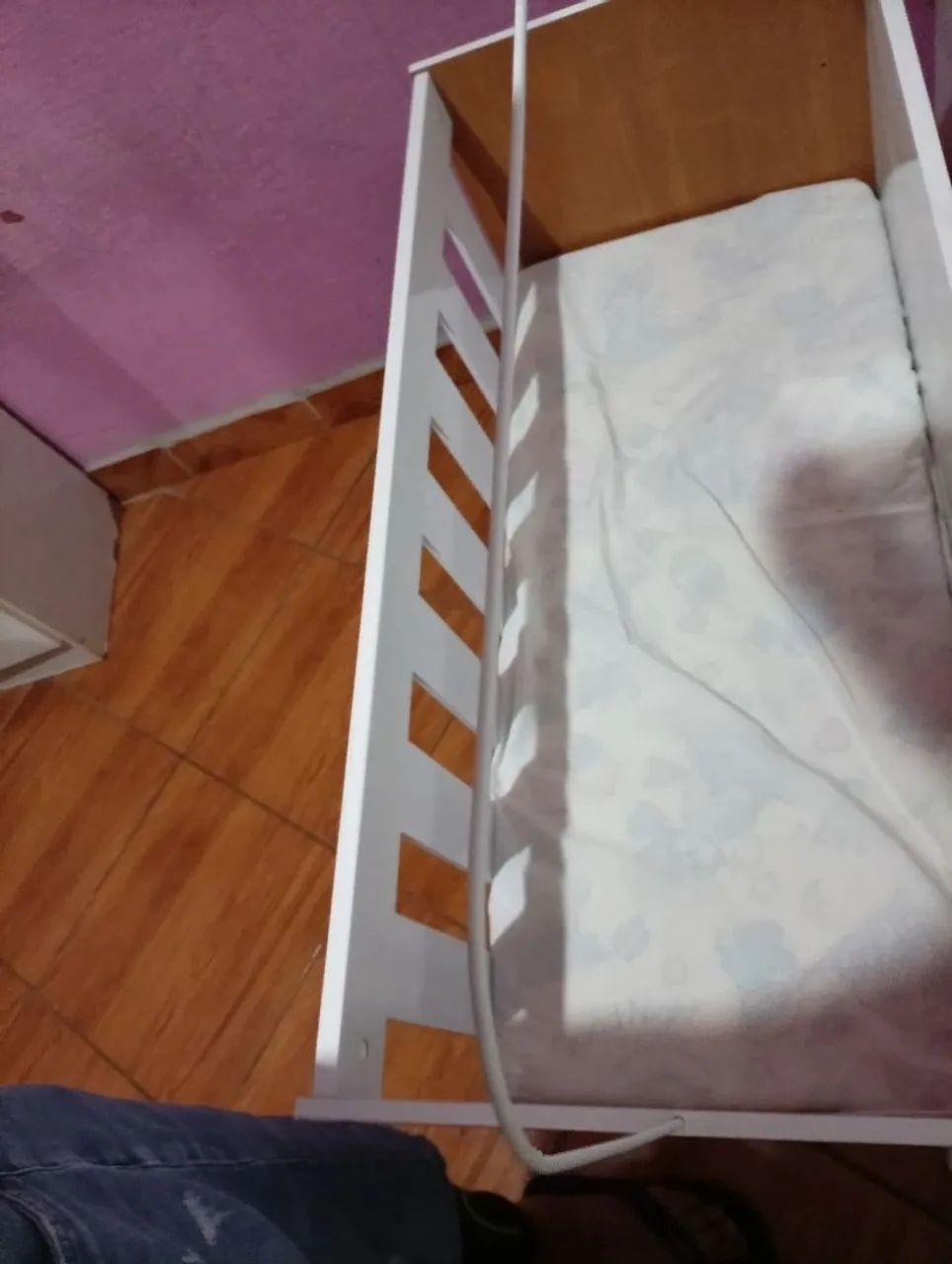 Vendo mini berço novo R$ 200 a vista no pix - Foto 4
