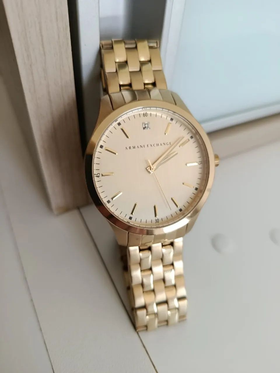 Relógio Armani Exchange - Dourado Masculino
