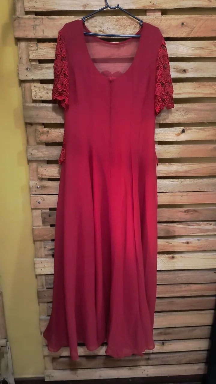 Vestido Longo Busto Renda  Gallery - Foto 4