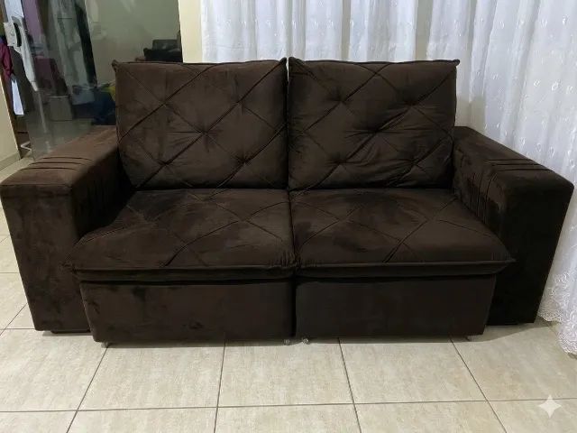 Sofá retrátil e reclinável 
