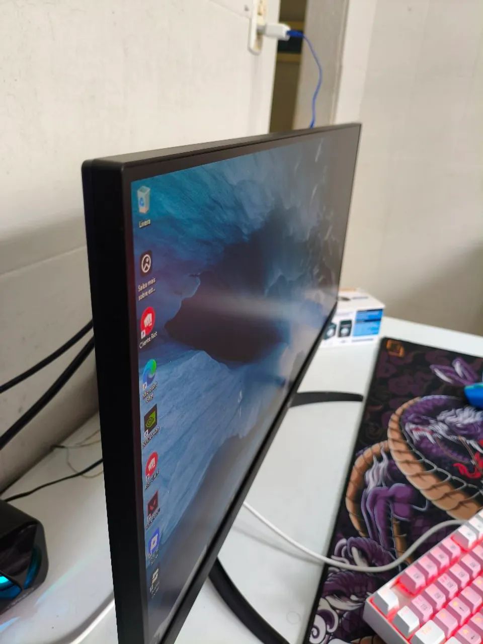 Monitor gamer LG entre 24 e 28 polegadas quase 4 meses de uso  - Foto 2