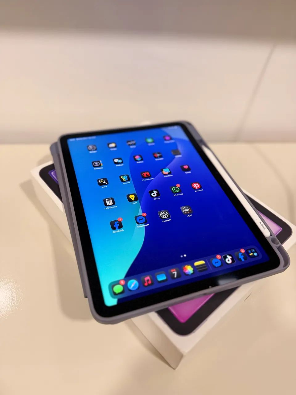 iPad Air M2 - 128GB + Apple Pencil / Garantia Apple (Aceito Trocas