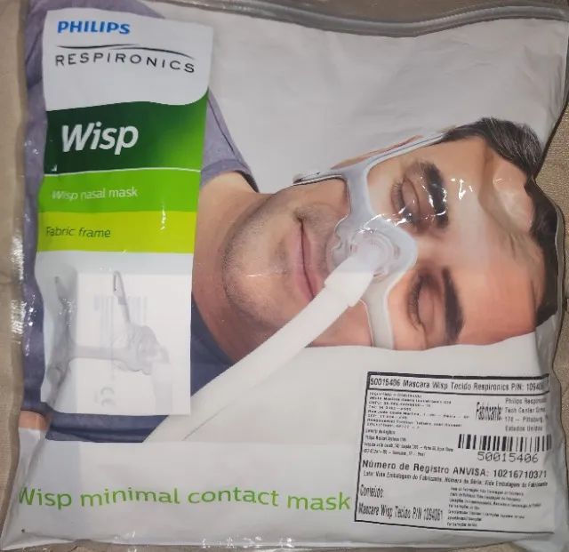 Máscara Nasal Philips para CPAP e Respiradores Eletrônicos - Nova!