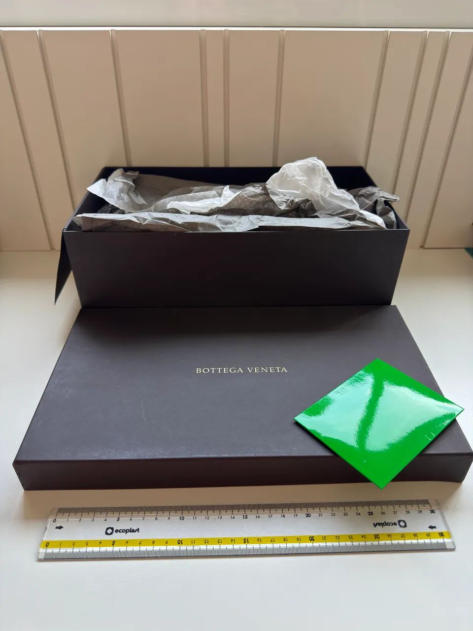 Caixa de Sapato Bottega Veneta - Original (vazia) - Foto 2