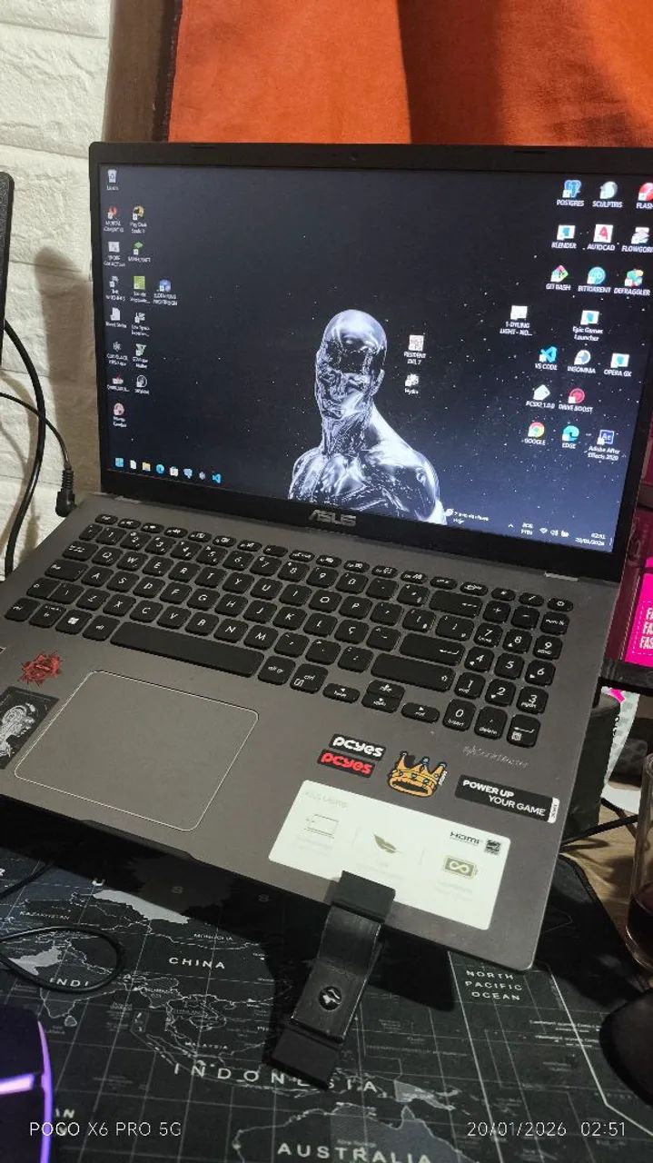 VIVOBOOK X509DA 2 TB DE ARMAZENAMENTO, 8 GB DE RAM, RYZEN 5 3500U