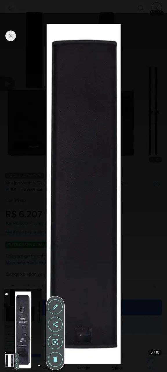 Vendo caixa LINE 2 ativa e 2 pasiva  - Foto 2