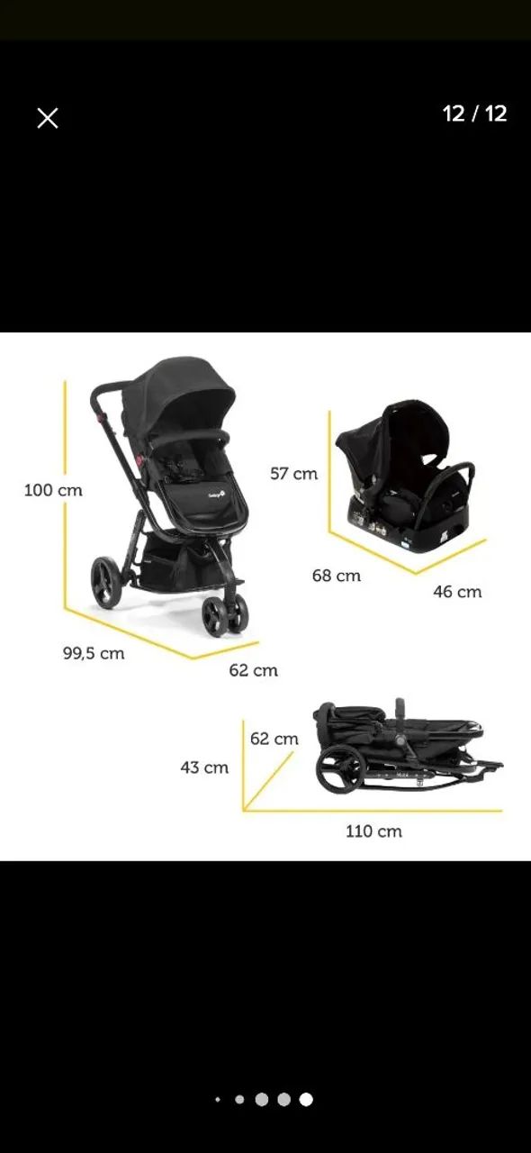 Carrinho com bebê conforto 