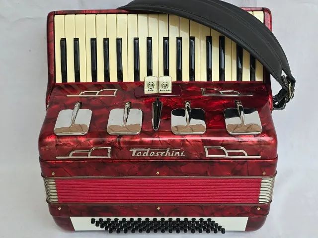 Acordeon 80 Baixos Todeschini Dente de Coelho - Foto 2