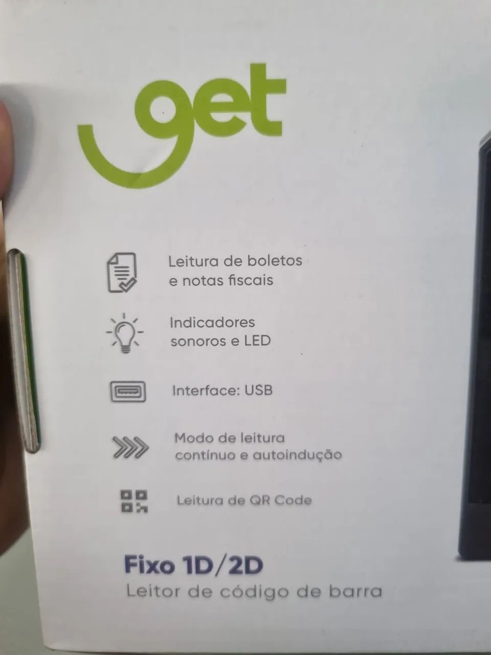 Leitor de Código de Barra Fixo 1D-2D Get - Foto 3