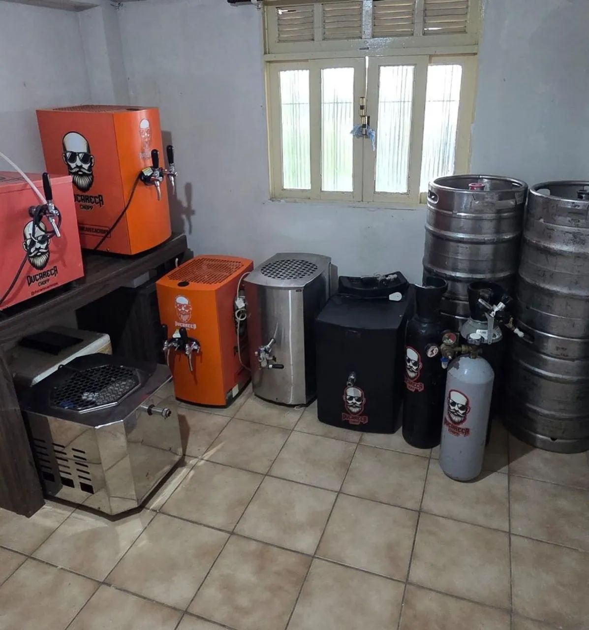 Chopeiras completas (cilindros e barris)