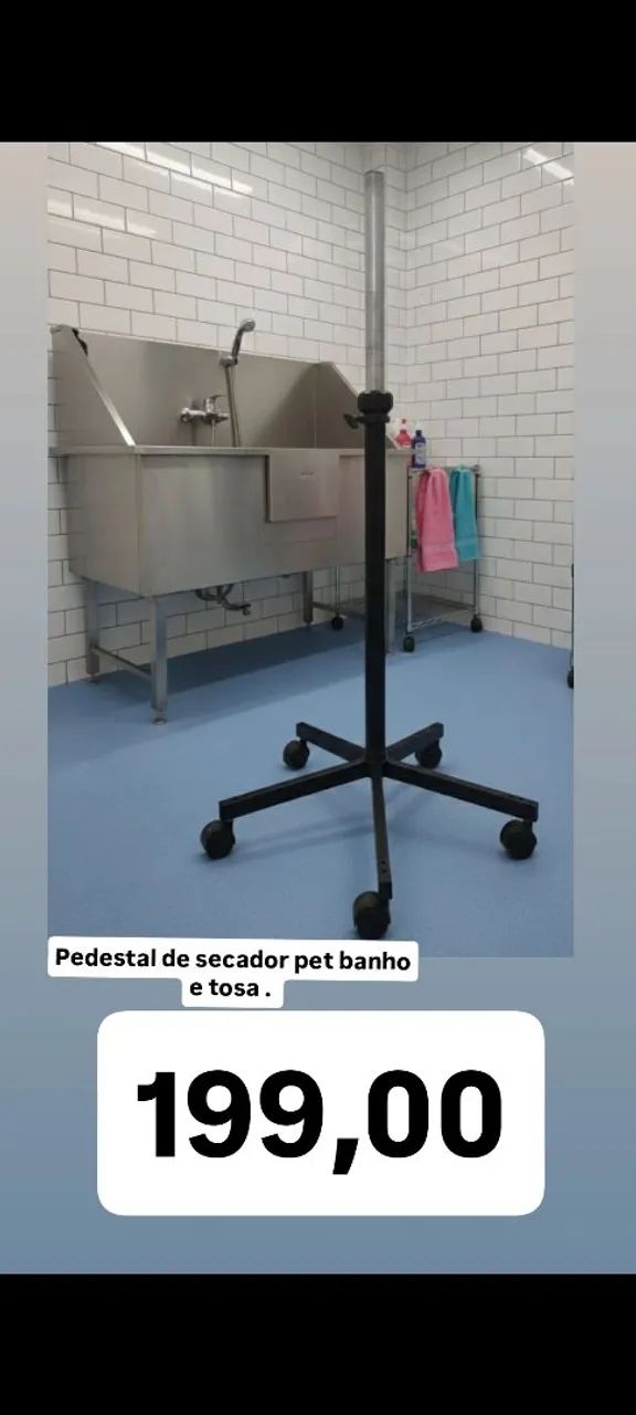 Pedestal para descador pet banho e tosa  - Foto 2