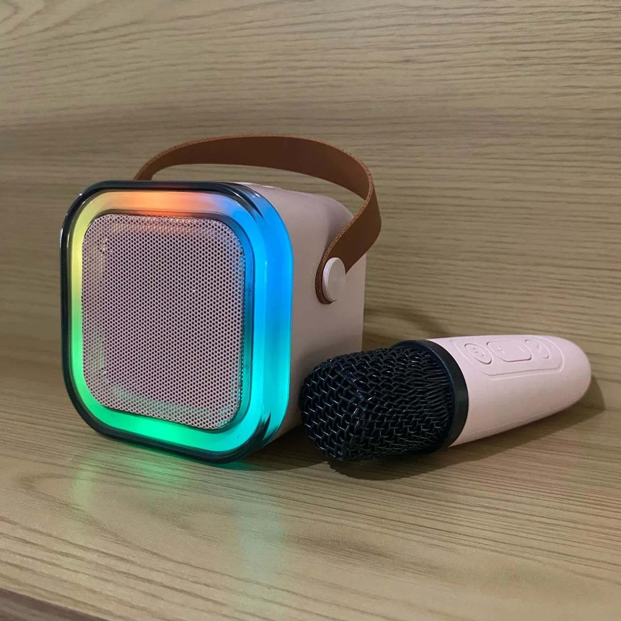 CAIXA DE SOM INFANTIL COM 1 MICROFONE BLUETOOTH E USB - Foto 2