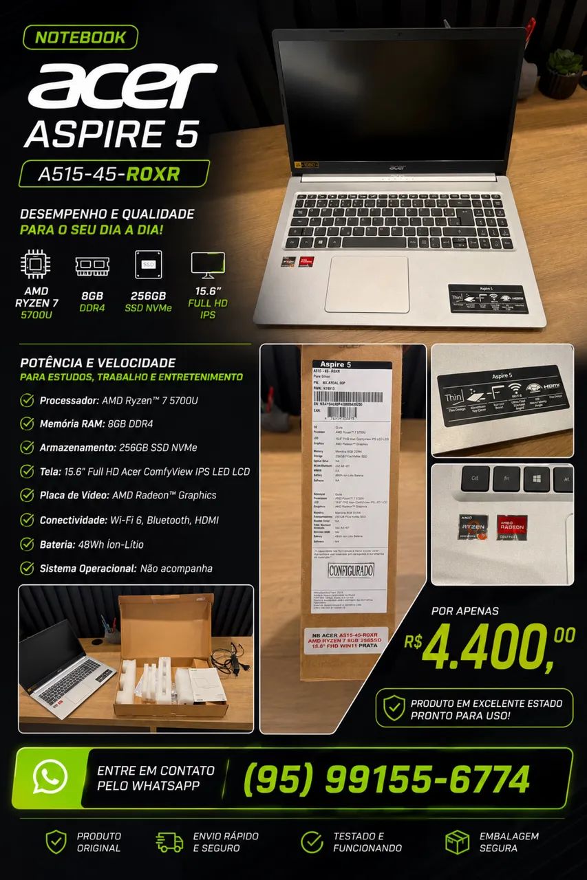 NOTEBOOK ACER ASPIRE 5