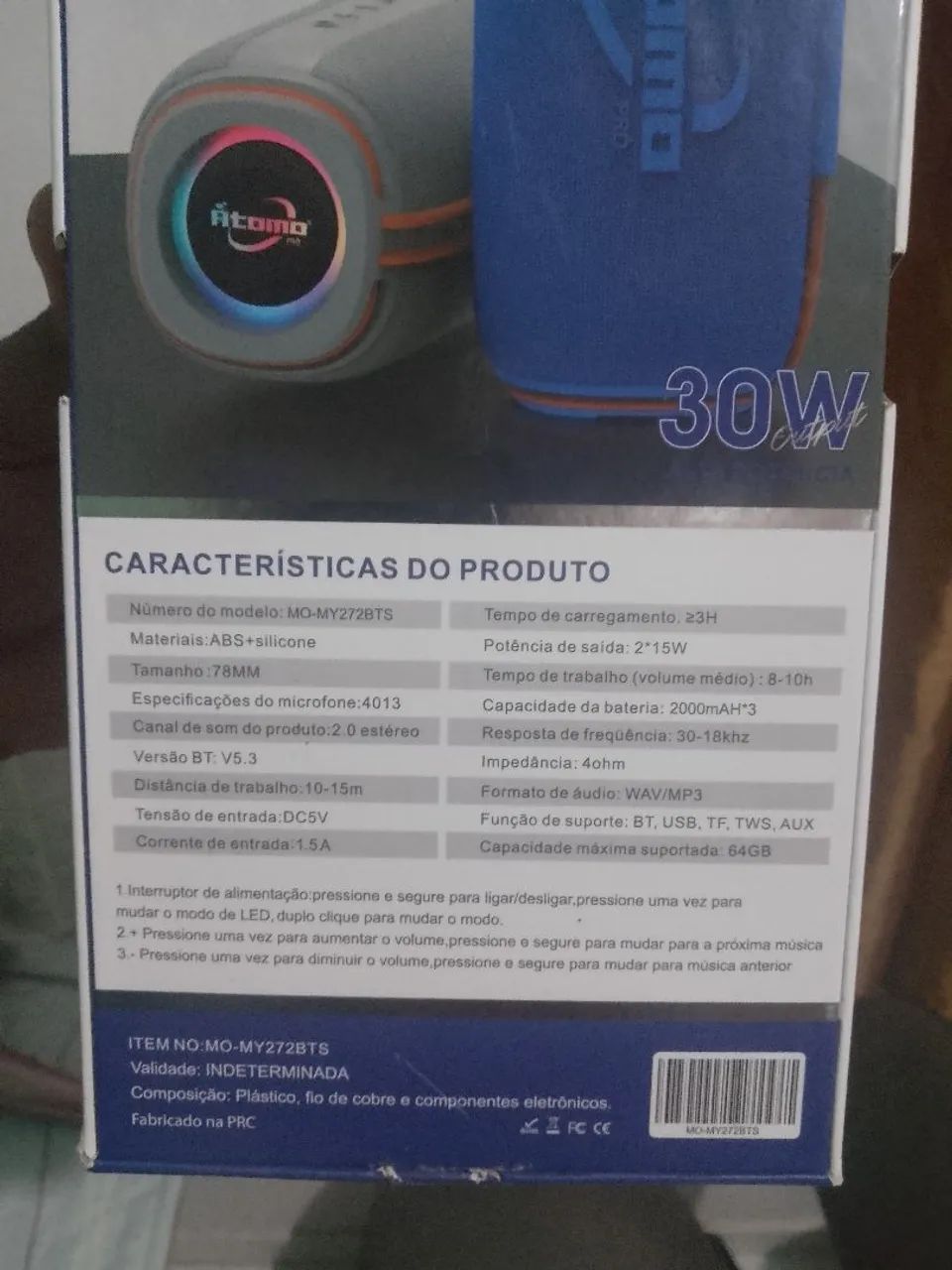 Caixa de som prova d'água - Foto 4