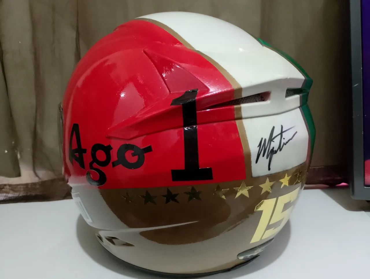 Capacete AGV K3 Giacomo Agostini - Foto 3