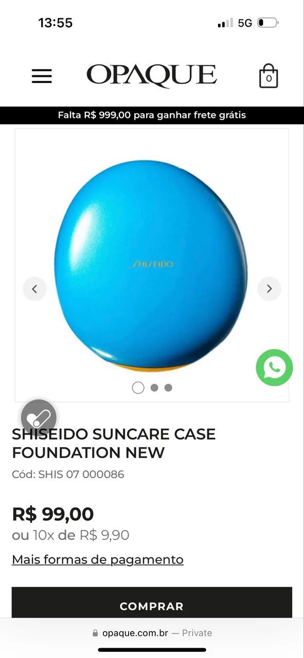 Shiseido sincere case foundation  - Foto 3