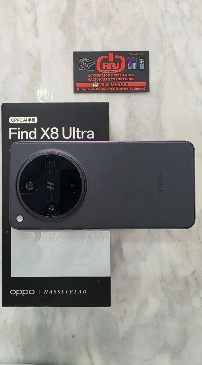 Oppo Find X8 Ultra 16GB 512GB 8Elite - Celulares e Smartphones
