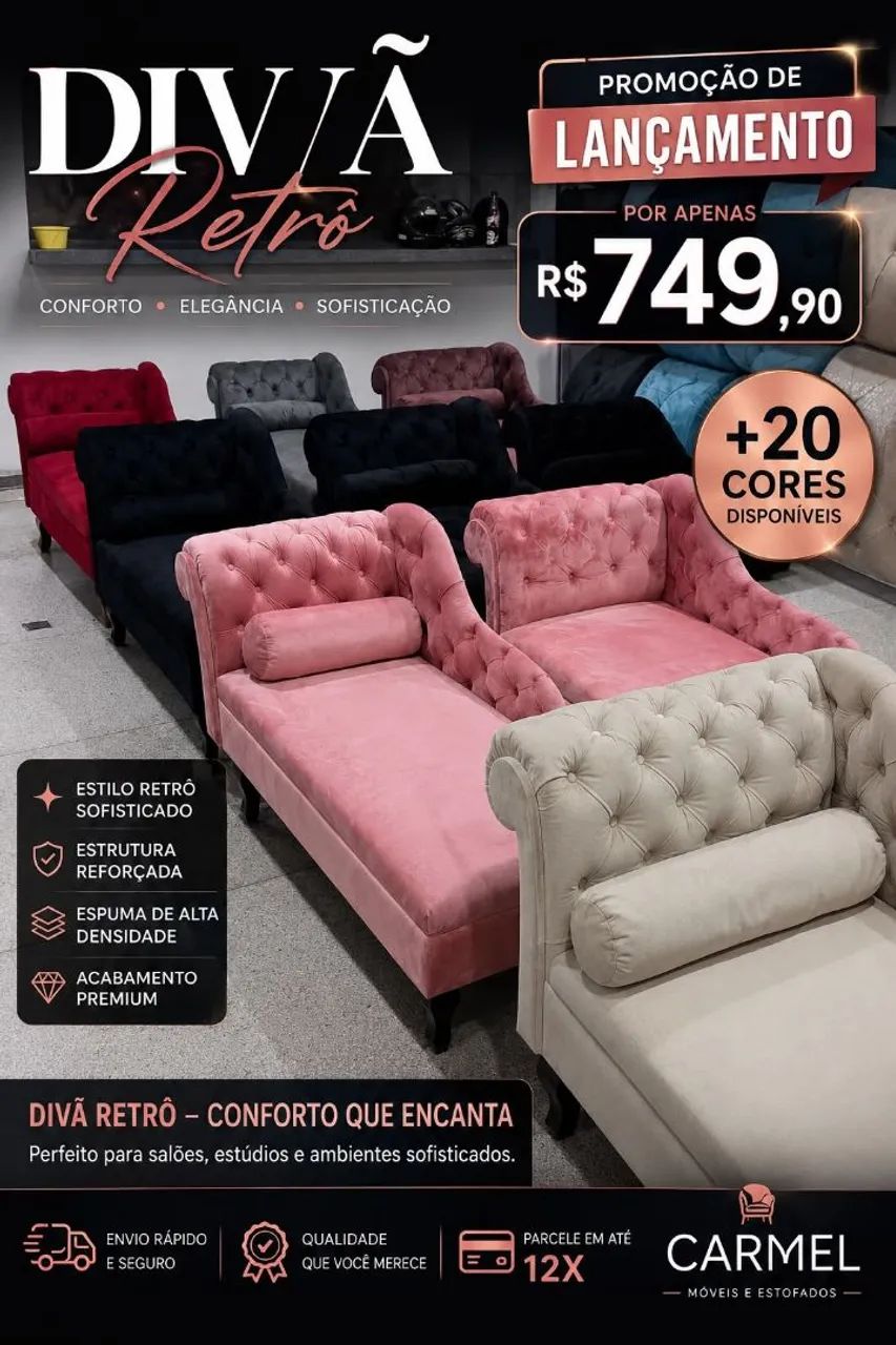 Divã retro 