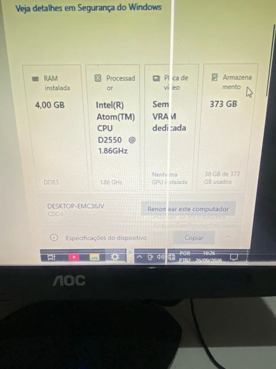 COMPUTADOR PRA ESTUDAR E TRABALHAR - Foto 3