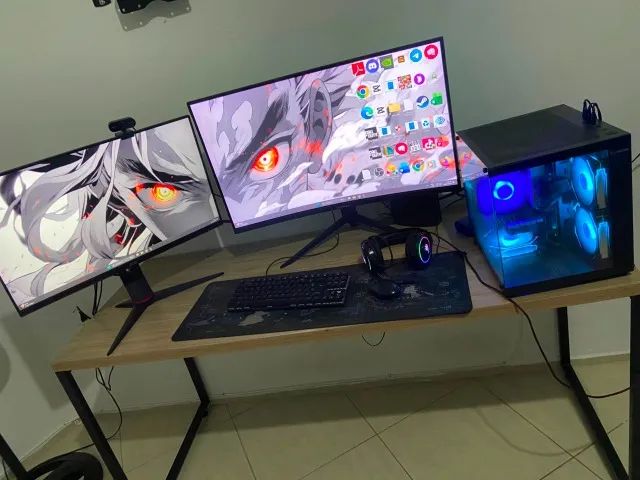 pc gamer comepleto + dois monitores